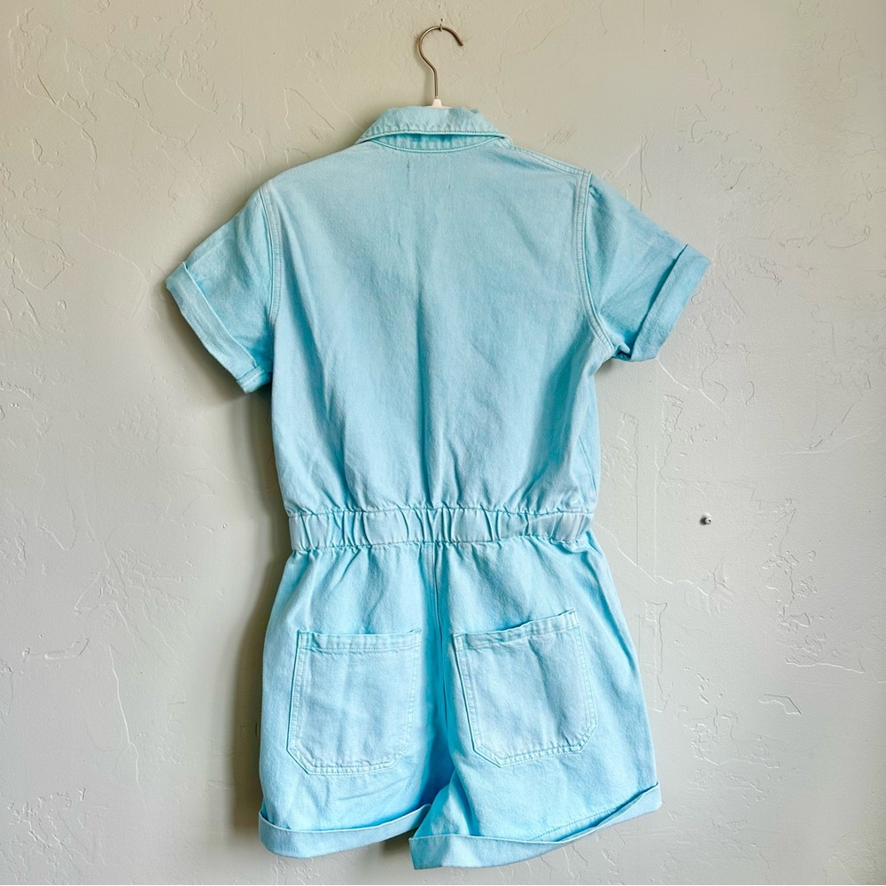 Show Me Your Mumu | Women’s Cannon Romper Spring Blue Denim Size Small NWT - Picture 8 of 13